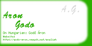 aron godo business card